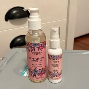 Personal Care Moisturizing Shave Oil and Serum Set